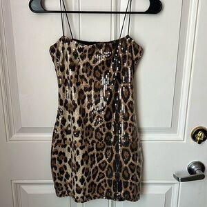 Leopard Mini Dress